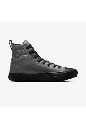 بوت / نیم بوت طوسی زنانه پاشنه تخت Converse - کد 929302719