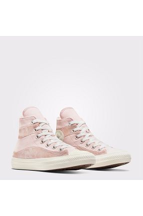 کفش اسنیکر صورتی زنانه بند دار Converse - کد 860181889