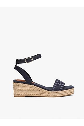 صندل سرمه ای زنانه پاشنه پر Tommy Hilfiger - کد 929563475