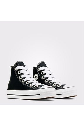 کفش اسنیکر مشکی زنانه بند دار Converse - کد 850722601