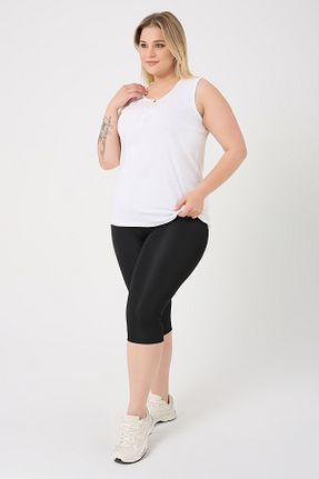 ساق شلواری سایز بزرگ مشکی زنانه بافتنی BANEGA - کد 924358090