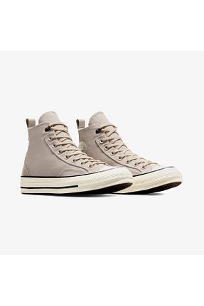 کفش اسنیکر بژ زنانه بند دار Converse - کد 877484328