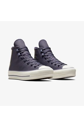 بوت / نیم بوت بنفش زنانه پاشنه تخت Converse - کد 902034058