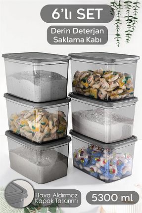 جعبه نگداری طوسی پلاستیک Meleni Home - کد 929335774