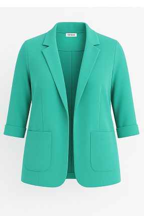 کت سایز بزرگ سبز زنانه پلی آمید Hanezza - کد 727888379