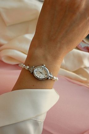 ساعت مچی طوسی زنانه 26-30 میلی متر KOMBİNOLOJİ - کد 929338372