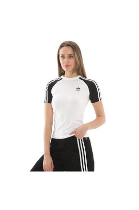 تیشرت سفید زنانه رگولار adidas - کد 893279856