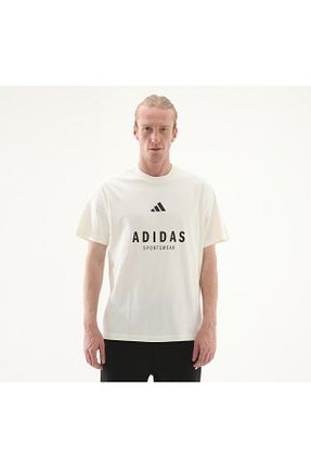 تیشرت سفید مردانه رگولار adidas - کد 902609313
