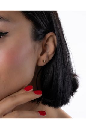 گوشواره طلا طلائی زنانه 14 عیار YCL JEWELLERY - کد 929340871