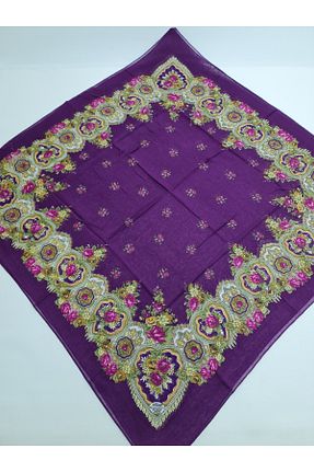 روسری رنگی %100 پنبه Safir Tuhafiye - کد 929350842