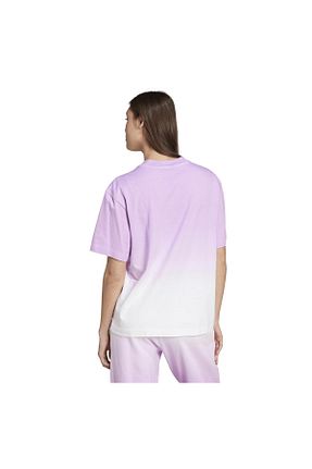تیشرت بنفش زنانه رگولار adidas - کد 926713690
