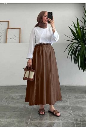 دامن حجاب قهوه ای زنانه کلوش LaMatilda Lingerie - کد 855387770