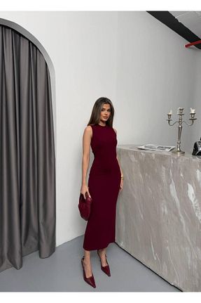 لباس زرشکی زنانه بافتنی timagna - کد 903641882