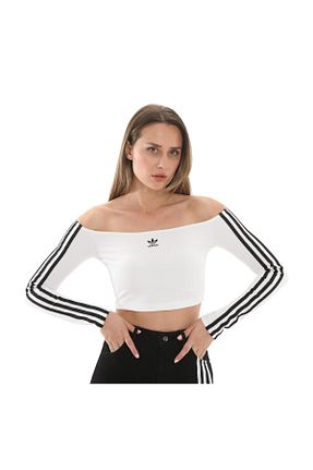 تیشرت سفید زنانه رگولار adidas - کد 922616752
