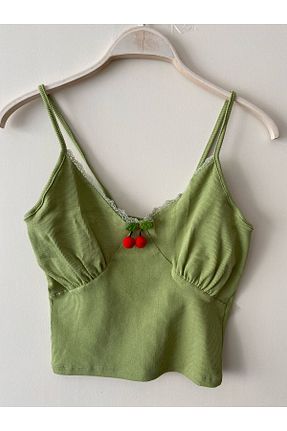 رکابی خاکی زنانه پنبه پلی استر Butik - کد 929354983