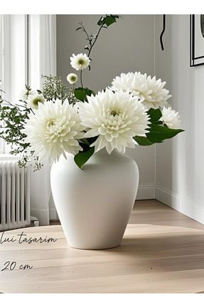 گلدان سفید سرامیک Lui Tasarım - کد 860362055