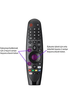 کنترل از راه دور مشکی LG - کد 819551201
