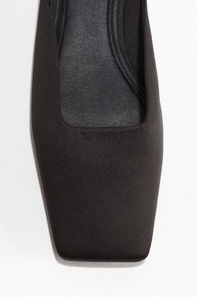 دمپائی مشکی زنانه پاشنه کوتاه (1 - 4 سانتی متر) H&M - کد 929354886