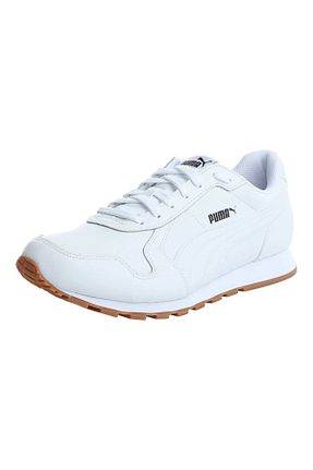 کفش اسنیکر نارنجی زنانه بند دار Puma - کد 836055146