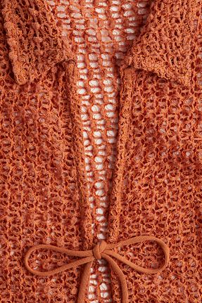 بادی نارنجی زنانه Boyundan Bağlamalı H&M - کد 929588196