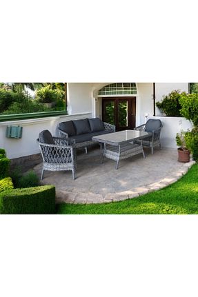 ست باغچه طوسی خیزران MONALİN HOME GARDEN - کد 850668737