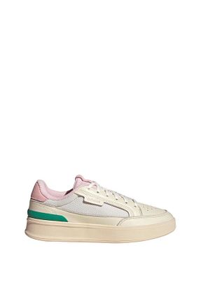 کفش اسنیکر سفید زنانه بند دار adidas - کد 887261293