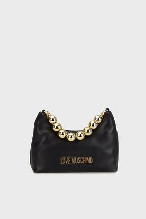 کیف دوشی مشکی زنانه چرم مصنوعی Love Moschino - کد 925609450