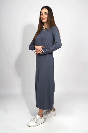لباس طوسی زنانه بافتنی Betimoda - کد 901573888