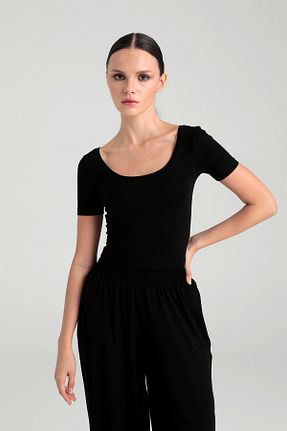 بلوز مشکی زنانه ساده SHEISMONO - کد 929411690