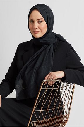 شال مشکی زنانه پلی استر Alvina - کد 929415217