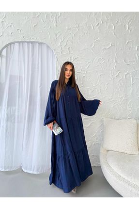 لباس سرمه ای زنانه بافتنی Anna Moda - کد 929417198