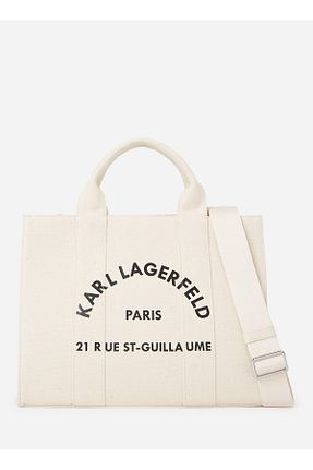 کیف دستی سفید زنانه چرم مصنوعی Karl Lagerfeld - کد 929417438
