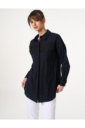 تونیک حجاب مشکی پنبه ای Kayra - کد 929166837