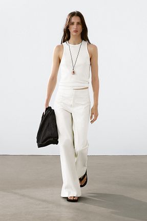 تیشرت زنانه یقه دوچرخه Massimo Dutti - کد 929613063