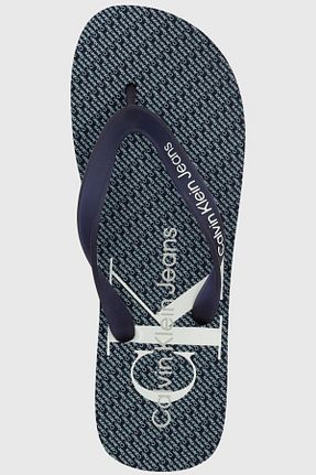 دمپائی اسپرت سرمه ای مردانه پارچه ای Calvin Klein - کد 929615187