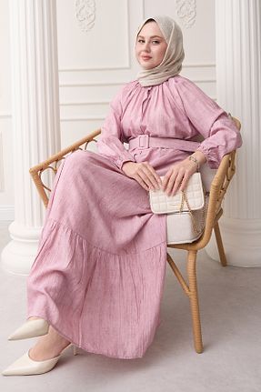 لباس حجاب صورتی زنانه رگولار InStyle - کد 929441483