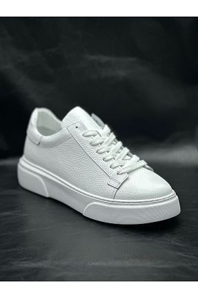 کفش کژوال سفید مردانه چرم خالص BESS SHOES - کد 929454163
