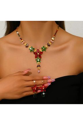 ست جواهر رنگی زنانه 1+ byozanyılmaz - کد 929455101