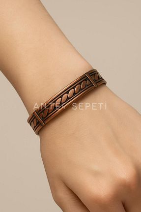 دستبند جواهر قهوه ای زنانه ANTEPSEPETİ - کد 929472930