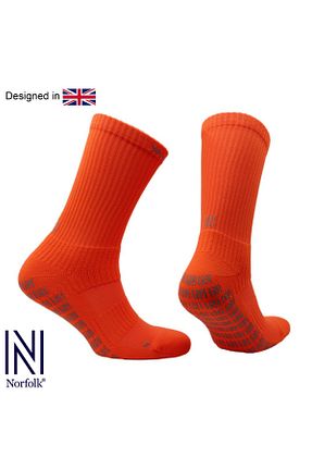 جوراب فوتبال نارنجی مردانه Norfolk - کد 929476759