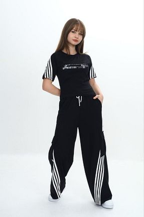 ست کرمکن اسپرت مشکی بچه گانه %100 پنبه Jannock - کد 924293790