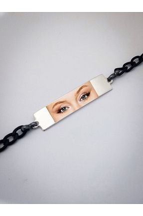 دستبند نقره طوسی زنانه 925 عیار Doğaltaş - کد 880644361