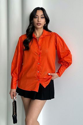 پیراهن نارنجی زنانه رگولار MD trend - کد 929480307
