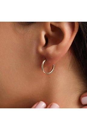 گوشواره طلا زرد زنانه 14 عیار Bayar Gold - کد 880636565