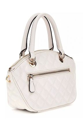 کیف دوشی سفید زنانه چرم مصنوعی Guess - کد 927344016