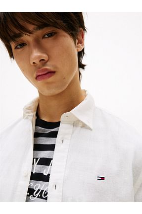 پیراهن نباتی مردانه اسلیم Tommy Hilfiger - کد 924336513