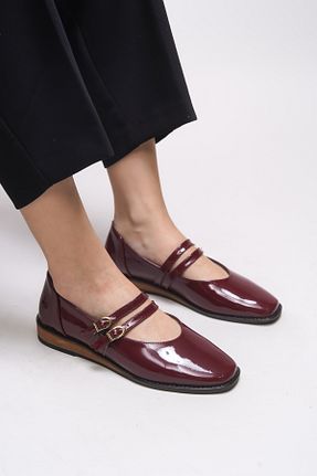 بابت زرشکی زنانه چرم لاکی Riccon - کد 929497251