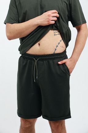 شلوارک و برمودا خاکی مردانه رگولار OXVİN - کد 929498608