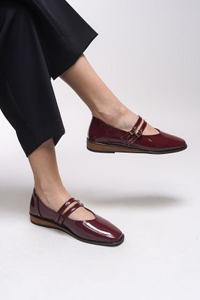 بابت زرشکی زنانه چرم لاکی Riccon - کد 929497251