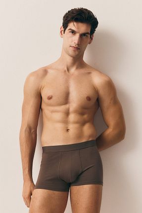 شلوارک و برمودا قهوه ای مردانه لیکرا H&M - کد 929631921
